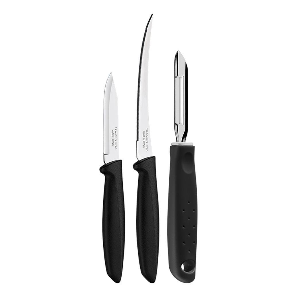 Juego de 3 Piezas Plenus Negro Set Plenus de 3 Piezas para Cortar Color Negro