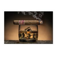 Cuadro Decorativo Acrílico Diseño Humo 90X60 Cm - Viva