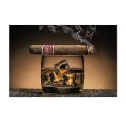 Cuadro Decorativo Acrílico Diseño Humo 90X60 Cm - Viva