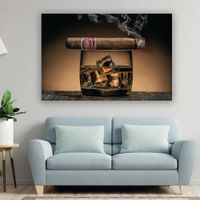 Cuadro Decorativo Acrílico Diseño Humo 90X60 Cm - Viva