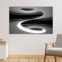 Cuadro Decorativo Acrílico Diseño Gradas en Espiral 90X60 Cm - Viva