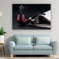 Cuadro Decorativo Acrílico Diseño Pipa 90X60 Cm - Viva