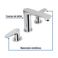 Lavamanos Mezcladora Cromado Rivera - Foset