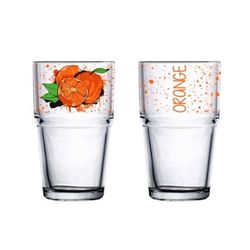Vaso Naranja de 11.8 Oz - Toscana