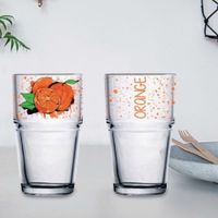 Vaso Naranja de 11.8 Oz - Toscana
