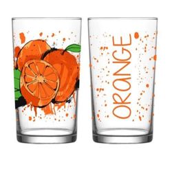 Vaso Naranja de 17.5 Oz - Toscana