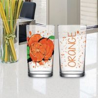 Vaso Naranja de 17.5 Oz - Toscana