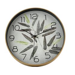 Reloj De Pared Diseño Hojas 30 Cm - Concepts