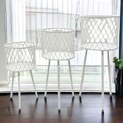Juego de Potes Con Base 3 Pzas 30x30x73 Cm - Concepts