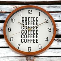 Reloj De Pared Diseño Coffee 30 Cm - Concepts