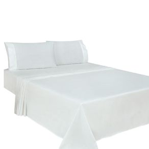 Set de Sábana Blanca - Viva Varios Tamaños