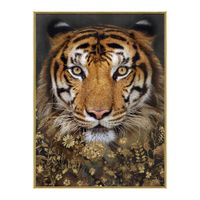 Cuadro Decorativo Tigre 60X80 Cm con Marco