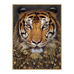 Cuadro Decorativo Tigre 60X80 Cm con Marco