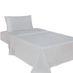 Set de Sábana Gris - Viva Varios Tamaños