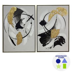 Cuadro Decorativo con Marco Diseño Arte 63X3.5X93 Cm Diseños Surtidos - Concepts