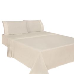 Set de Sábana Beige - Viva Varios Tamaños