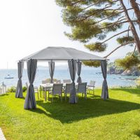 Toldo Santorini Plateado 4x3 M - Hesperide