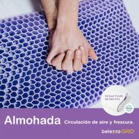 Almohada Bellezza Grid Funda Tecnología Fría Freeze - Belezza