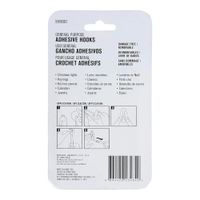 Ganchos Adhesivos 0.66 Lb Transparentes 20 Pzas y 24 Tiras- Ace