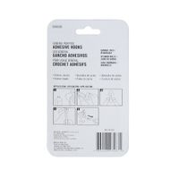 Ganchos Adhesivos 1.1 Lbs Blancos 6 Pzas 8 Tiras - Ace