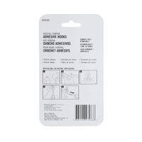 Ganchos Adhesivos 1.1 Lbs Transparentes 4 Pzas y 5 Tiras - Ace
