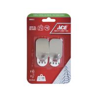 Ganchos Adhesivos Grandes de Metal 1.1 Lbs 2 Pzas - Ace
