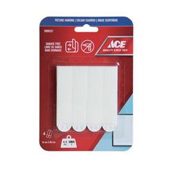 Tiras Adhesivas para Ganchos 4.4 Lbs Blancas 8 Pzas- Ace