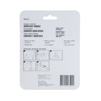 Ganchos Adhesivos 2.2 Lbs Blancos 3 Pzas y 4 Tiras - Ace