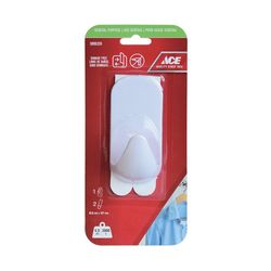 Gancho Adhesivo 6.6 Lbs Blanco 1 Pza Y 2 Tiras - Ace