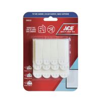 Tiras Adhesivas para Ganchos 1, 1.5 y 2 Kg Blancas 12 Pzas - Ace