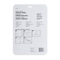 Ganchos Adhesivos en Variedad Transparentes 12 Pzas y 15 Tiras - Ace