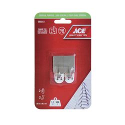Ganchos Adhesivos Pequeños de Metal 1.1 Lbs 2 Pzas - Ace