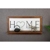 Repisa de Pared Café 66X35 Cm - Viva
