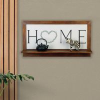 Repisa de Pared Café 66X35 Cm - Viva