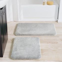 Set 2 Alfombras de Baño Gris - Viva