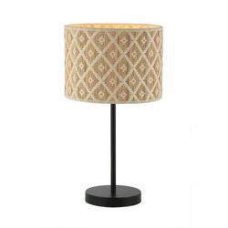 Lámpara de Mesa Natual Chic E27X40W - Zlumini