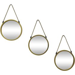 Set de Espejo Colgantes 3 Pzas 25X25X2 Cm - Concepts