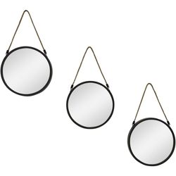 Set de Espejos Colgantes 3 Pzas 25X25X2 Cm - Concepts