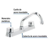 Mezcladora para Lavaplatos Cuello Largo - Foset