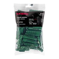 Bolsa de 50 Tarugos Plásticos de 1/2 Plg - Fiero