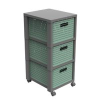 Organizador de 3 Gavetas 38X33X68 Cm - Rotho Varios Colores