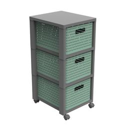 Organizador de 3 Gavetas 38X33X68 Cm - Rotho Varios Colores