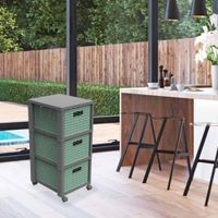 Organizador de 3 Gavetas 38X33X68 Cm - Rotho Varios Colores