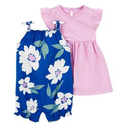 Romper y Vestido Rosado - Carters Varias Tallas