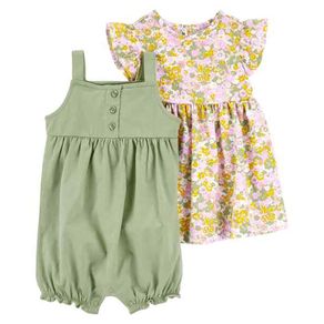 Romper y Vestido Floreado - Carters Varias Tallas