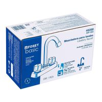 Mezcladora para Lavamanos Cuello Tipo Bar - Foset