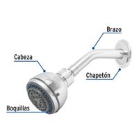 Cabeza de Ducha 5 Ajustes - Foset