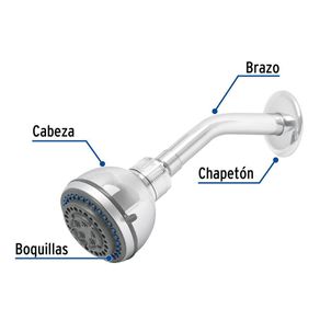 Cabeza de Ducha 5 Ajustes - Foset