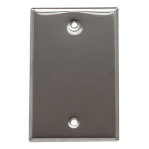 Placa Ciega de Acero Inoxidable - Eagle Electric