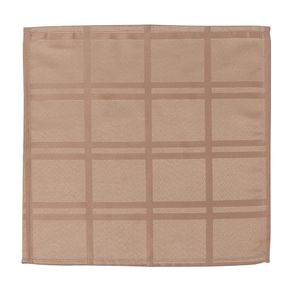 Set de 4 Servilletas con Relieve Taupe de 40X40 Cm - Viva